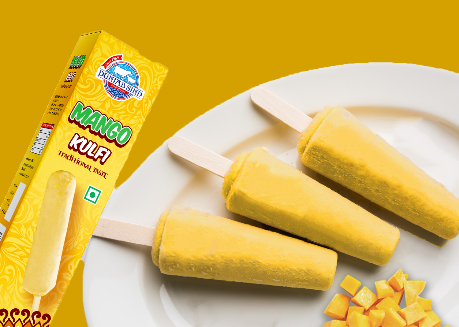 Mango Kulfi Stick
